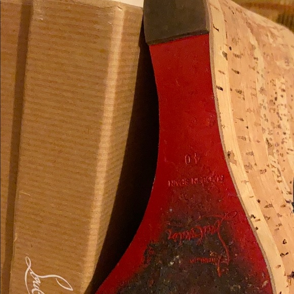 Christian Louboutin Wedge Heels - Picture 5 of 7